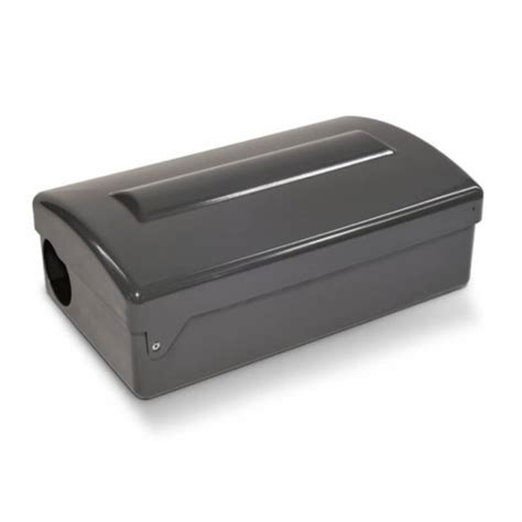 exterminator metal box|rat bait boxes.